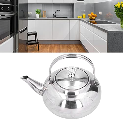 Théière en acier inoxydable durable 14 cm au design épuré pour la maison - 6
