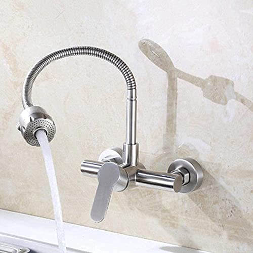Robinet mural double trou universel pour un aménagement durable de cuisine - 3