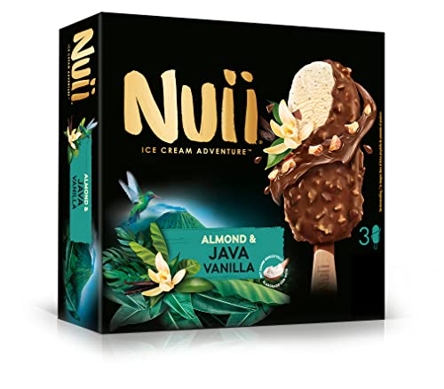 Nuii Almendrado Con Vanilla de Java, 3 x 90ml (Congelado)