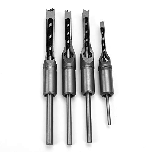 GJTr Wood Hole Saw Mortising Chisel Countersink Drill Bit Tool Set Kit, Woodworking