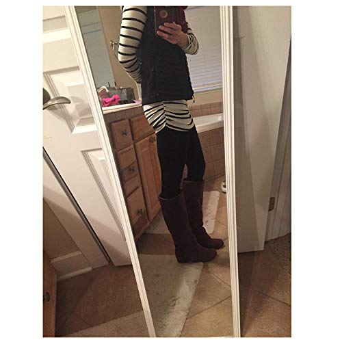 Sherosa Women Striped T-Shirt Long Sleeve Tunic Tops Cotton Winter Blouses (S, Black And White) #TOP6