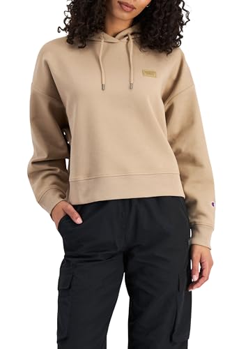 Champion Women's Rochester Base Hoodie, Tan Dunes, X-Large