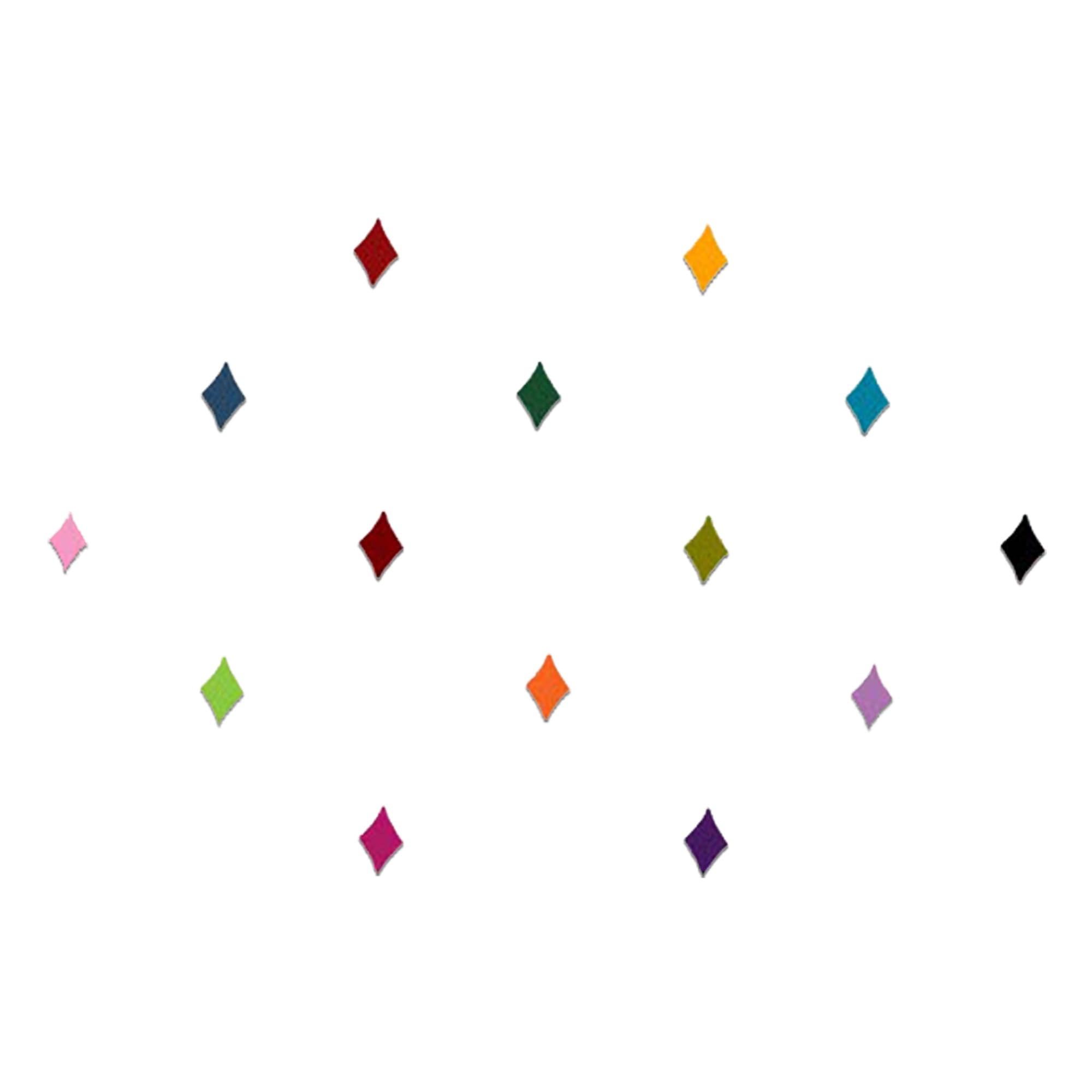 Comet Busters Diamond Shaped Velvet Multicolor Bindi (6 mm) (BIN1004)-picture-53