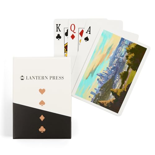 Baraja de Póker con paisaje de Seattle, 52 cartas