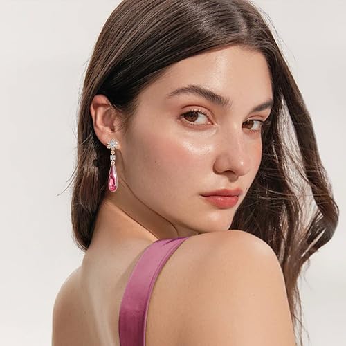 50% Off Austrian Crystal Teardrop Earrings for Women - $10.99