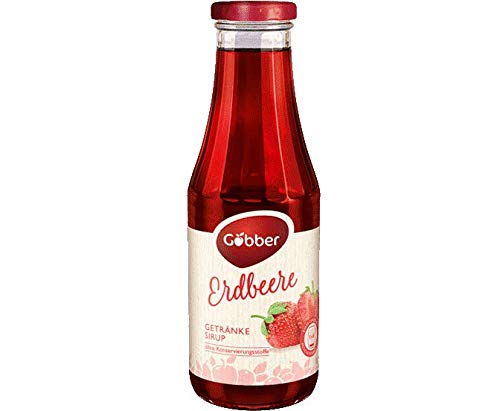 Göbber Erdbeersirup 0,5l : Amazon.de: Lebensmittel & Getränke