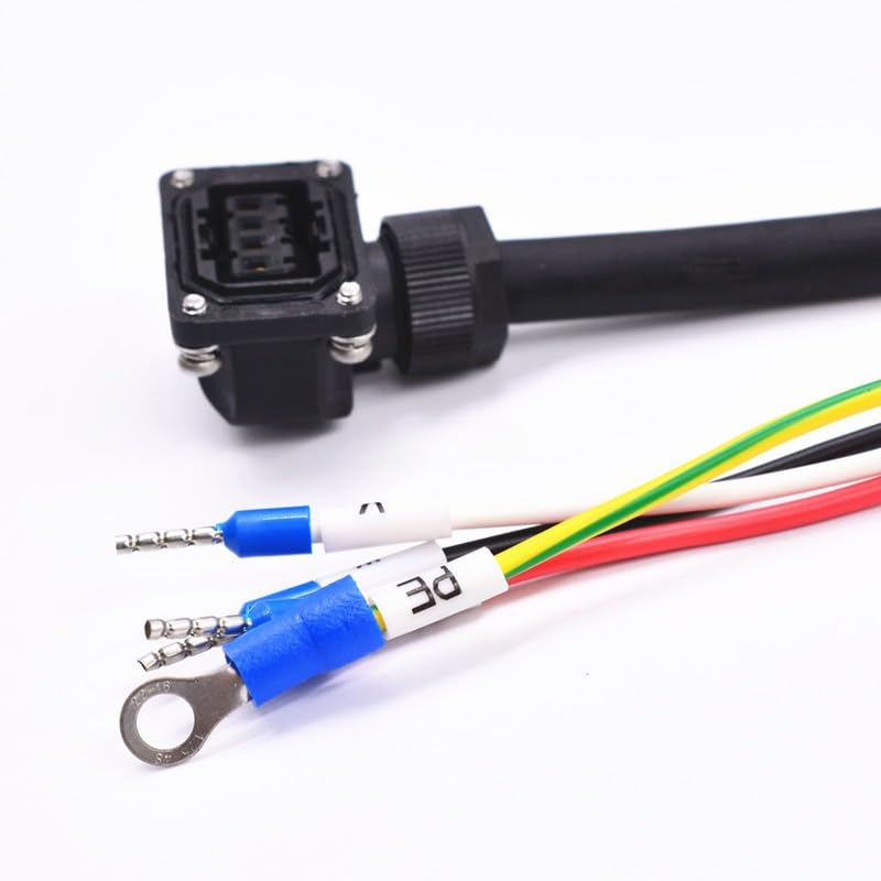 Suitable for MR-J3/J4/JE-10A/20A/40A/70A Series Drive, Motor MR-PWS1CBL3Meter 5M10M 15M-A1-L/H Power Cable(MR-PWS1CBL-A1-H,20m)