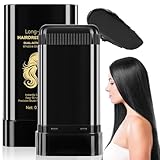 2 Pcs 2-In-1 Hair Color Stick & Comb To Temporarily Cover Gray Roots and Scattered White Hairs for Women & Men (Black)
