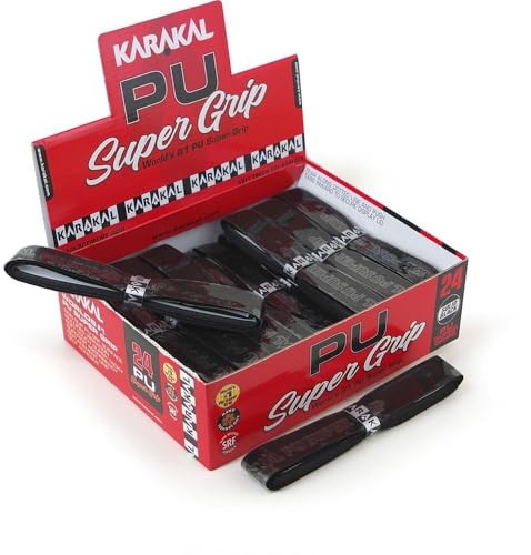 Karakal PU Super Grip Box 24 Replacement Grip-Black