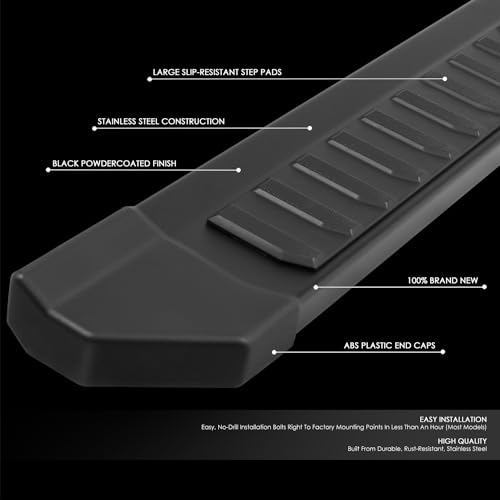 Estribos de acero para Ford F150 22-23 DNA MOTORING miniatura 2