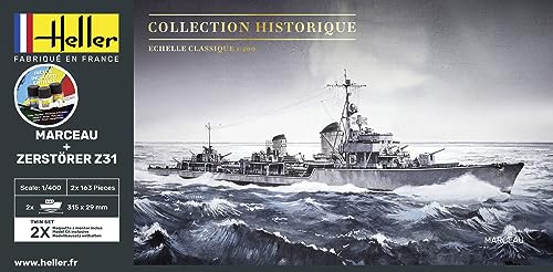 Maquette de bateau Heller coffret cadeau idéal Starter Kit complet - 4
