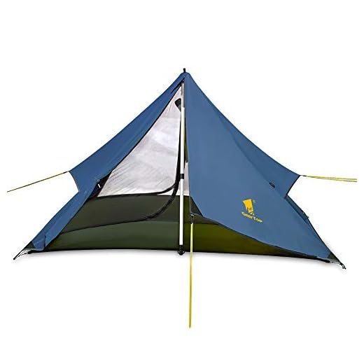 GEERTOP Tenda da Viaggio Piramidale leggera1 Persona