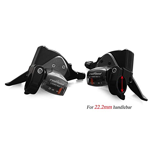 Alavanca de freio, Romacci Alavanca de freio de mountain bike esquerda direita bicicleta Shifter Set