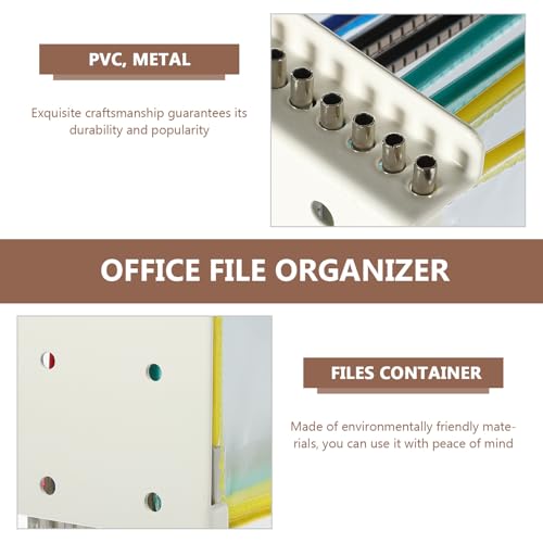 Soporte de archivos colgante para pared organizador de documentos y revistas 3