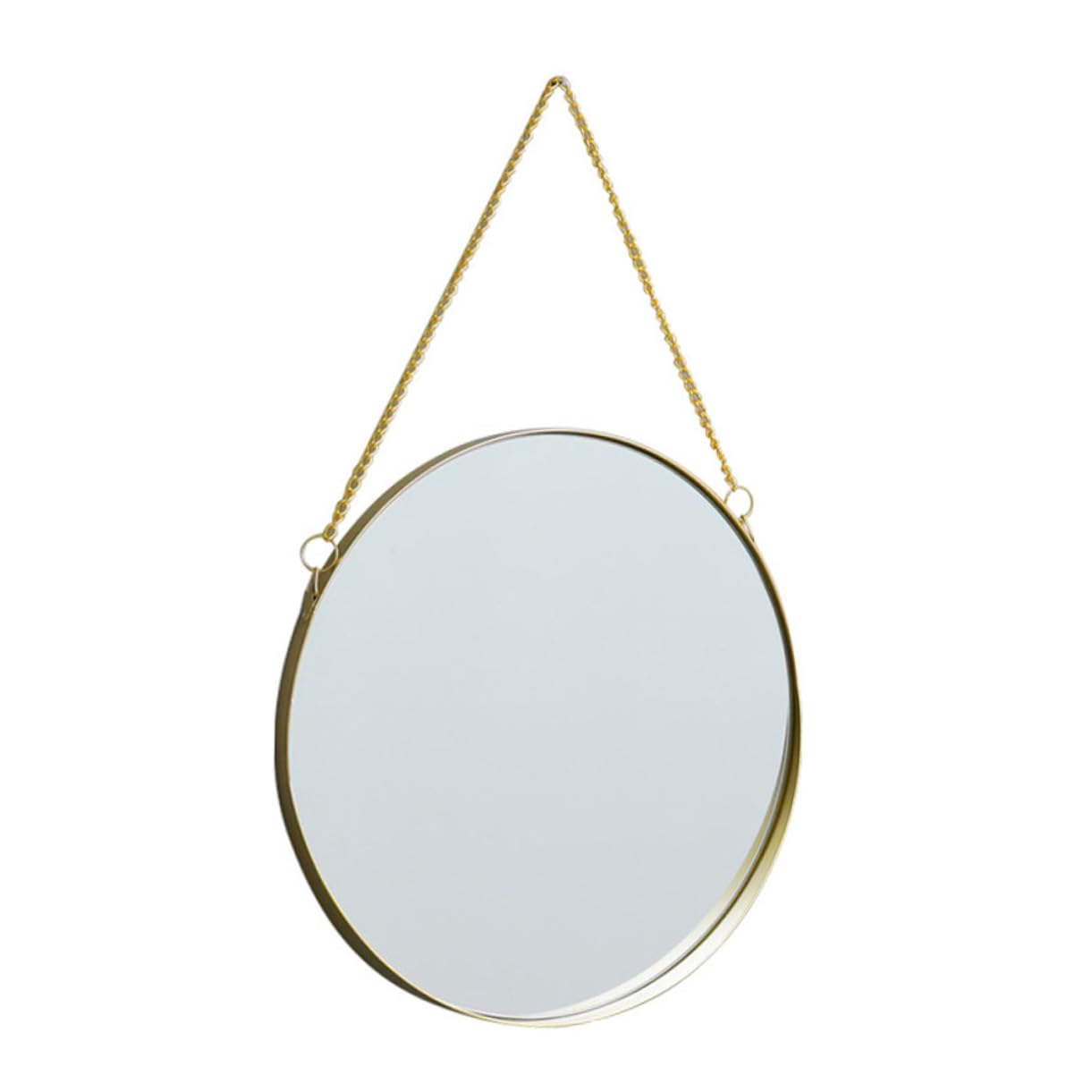 Miroir de salle de bain Toyvian sans perforation avec cadre métal résistant robuste