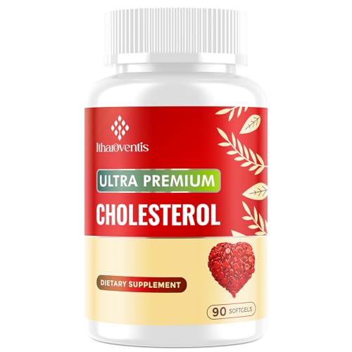 Itharoventis Cholesterol Supplements with Plant Sterols, Omega3, Red Yeast Rice,