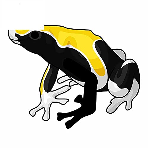 Calcomanía gráfica de vinilo de 13cm para rana, pegatinas de aire acondicionado para coche, parachoques, oclusión, rasguño para