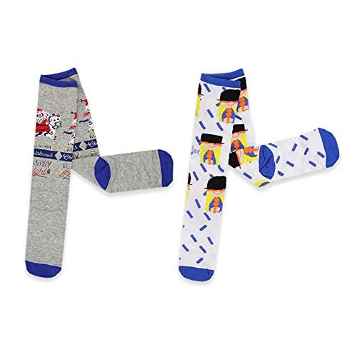 Girls' Mary Blair Cute Fun Artistic and Colorful Knee Hi Socks - 2 Pair2
