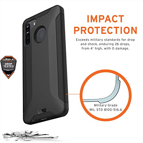 Urban Armor Gear Uag Designed For Samsung Galaxy A21 Case Scout [Black] Rugged Feather-Light Military Grade Drop Tested Protective Cover #TOP2
