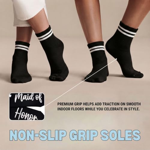 Image of Funky Junque Bride Crew Socks, Bachelorette Wedding Party Gift