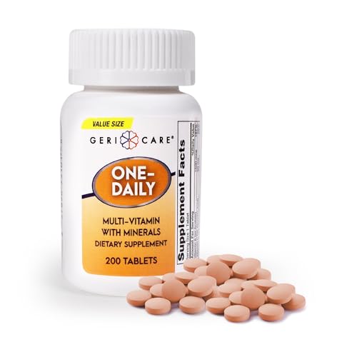 GeriCare One-Daily Multivitamins & Minerals (200 Tablets)
