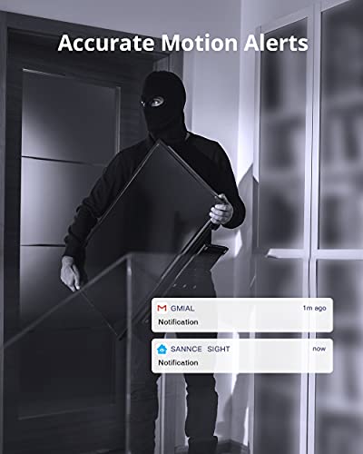 SANNCE WiFi Telecamera di Sicurezza 2K/3MP IP