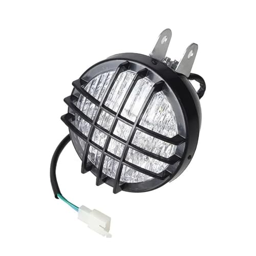 Phare de moto 12V anti-vibrations pour éclairer les pistes sombres