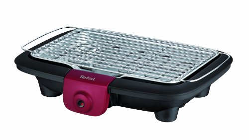 Tefal BG9038 Parrilla Eléctrico - Barbacoa (Mesa, Negro, Rojo, Plata, Rectangular)