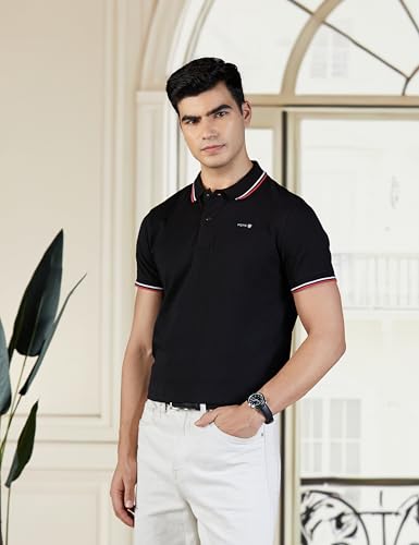 Image of Pepe Jeans Men Cotton Solid Regular Fit T-Shirt