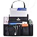 DMoose Car Front Seat Organizer with Laptop and Tablet Storage, Compact Passenger Side Caddy with Neoprene Water Bottle Pockets, File Folder Sleeves, and Space Saving Compartments
