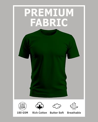 Image of Caseria Men's Cotton Printed T-Shirt -Dosa | 100% Cotton | Half Sleeves | Regular Fit | Printed | Round Neck | Graphic T Shirt