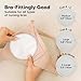 14-Pack Reusable Nursing Pads for Breastfeeding - Soft & Absorbent 4-Layers Washable Breast Pads for Leaking Milk, Viscose from Bamboo Breastfeeding Essentials,Nipple Covers(Cool Gray, L 4.8