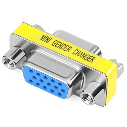 Set 3 adaptadores VGA Cambiadores de género HD15 miniatura 4