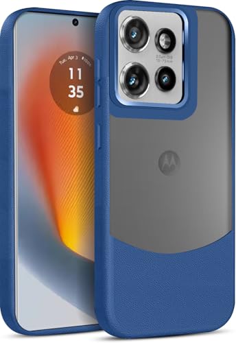 Image of MINTZZ Moto Edge 50 Back Cover, Leather Design, Protective Cover with Camera Lens Protection, Premium Grip & Slim Fit Durable, Edge 50 Case