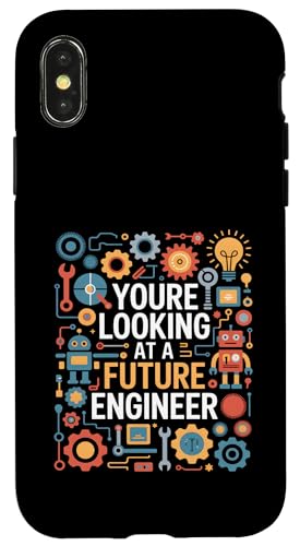 Future Engineer Funny Say Gear �d�����{�b�g �X�}�z�P�[�X iPhone X/XS �p