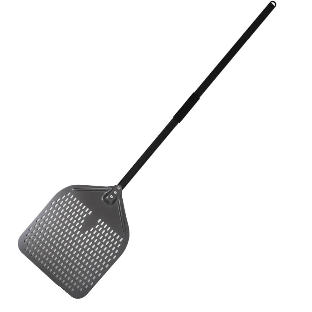 WANGSHAOWEI Pizza ​Paddle Pizza Perforated Shovel Paddle For Oven Turning Peel Kitchen Tools Nonstick Baking(12 inch 125cm)