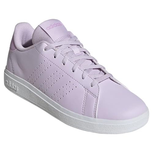adidas Advantage Base 2.0 Kids Shoes Junior Sneakers for Unisex Children, Ice Lavender Bliss Lilac Cloud White, 4.5 UK4