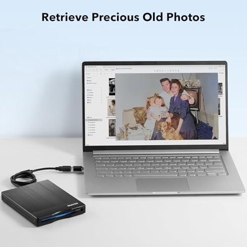 image for RAAYOO Floppy Disk Reader 3.5 inch USB A/C Floppy Disk Drive for PC La