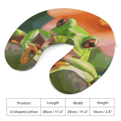 Almohada U espuma viscoelástica 30 cm tamaño único miniatura 2