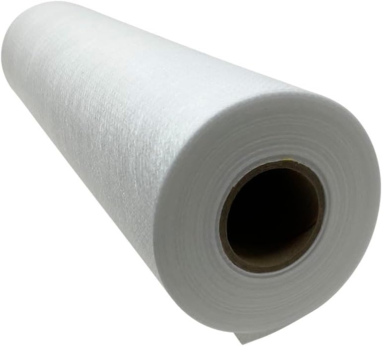 HBI H.B.I. PRODUCTS H.B.I. Products No Show Mesh Machine Embroidery Stabilizer 15"" x 25 Yard - Invisible Mesh Cut Away Stabilizer Medium Weight - White