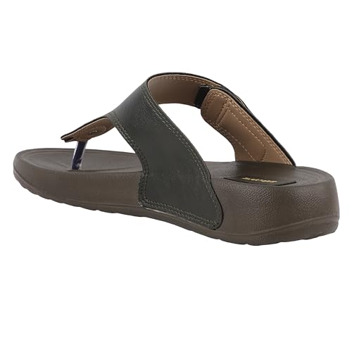 Image of URJO GLF 21 Men's Slippers /FlipFlops Lightweight Super Flexible Arch Support Durable Anti Skid & Stylish Dailywear Slippers /FlipFlops for Men