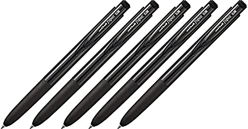 Very smooth, although it is a micro point-Uni-ball Signo RT1 Rubber Grip & Click Retractable Micro & Extra Fine Point Gel Pens -0.38mm-black Ink-value Set of 5 (With Our Shop Original Product Description)