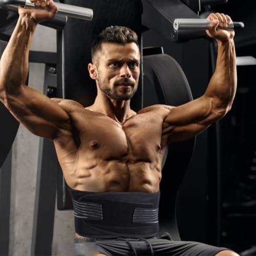 Cinturón lumbar de nylon y acero con soporte ajustable para running 6