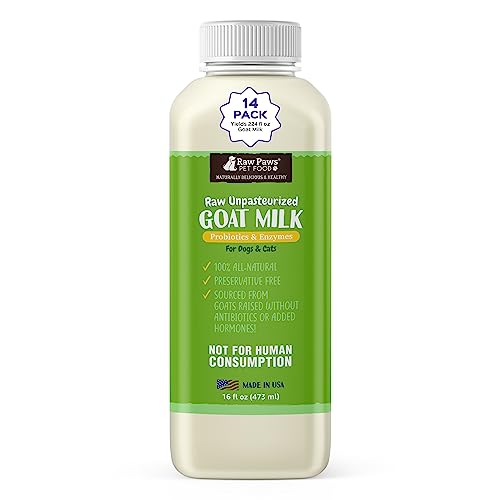 Raw Paws Pet Frozen Raw Goat Milk for Dogs & ...