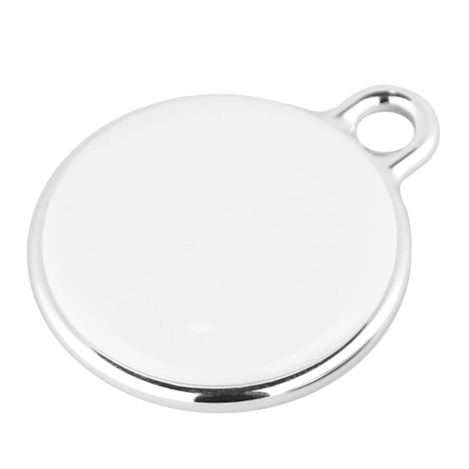 Détecteur d'artefact rond Bluetooth anti-perte localisateur d'animaux domestiques localisateur d'objets traqueur de positionnement intelligent-traqueur d'objets sans fil, 2 pièces,White-A