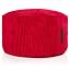 Green Bean© Set da 2 Poltrona a sacco XXL da interno + Pouf con imbottitura in perle EPS - Poggiapiedi Sgabello Cuscino per pavimento Sedia Cuscino per sdraiarsi sedersi - Grigio