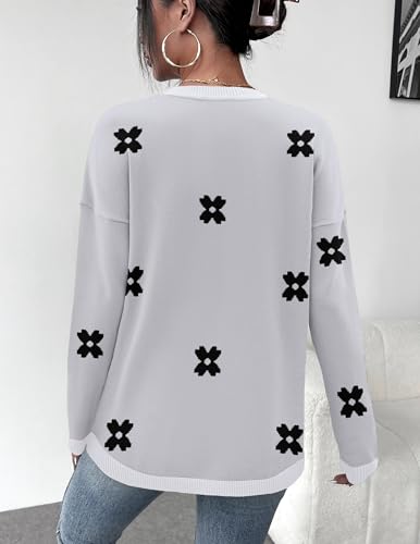 Image of Zeagoo Sweaters for Women Fall Outfits Trendy 2025 Long Sleeve Shirts Bussiness Casual Knit Pullover Sweater Tops