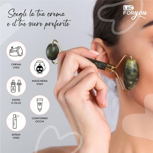 Jade Roller and Gua Sha Set for Facial Massage and Sculpting - Image 3