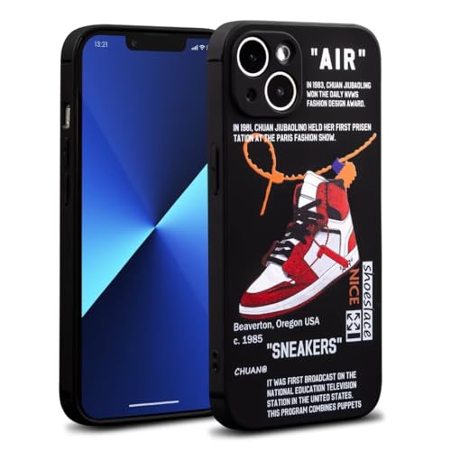 jinpaitao Cool Phone Case for iPhone 13 Case for Boys Men Sports Basketball Sneaker Shockproof...