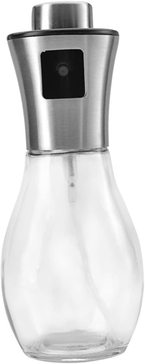 Stainless Steel Oil Spray Bottle for Cooking Olive Oil Dispenser Bbq Tool Portable Easy to Clean
